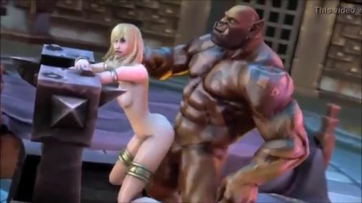 Жесткий трах в игре Варкрафт